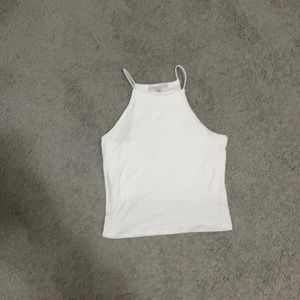white tank top